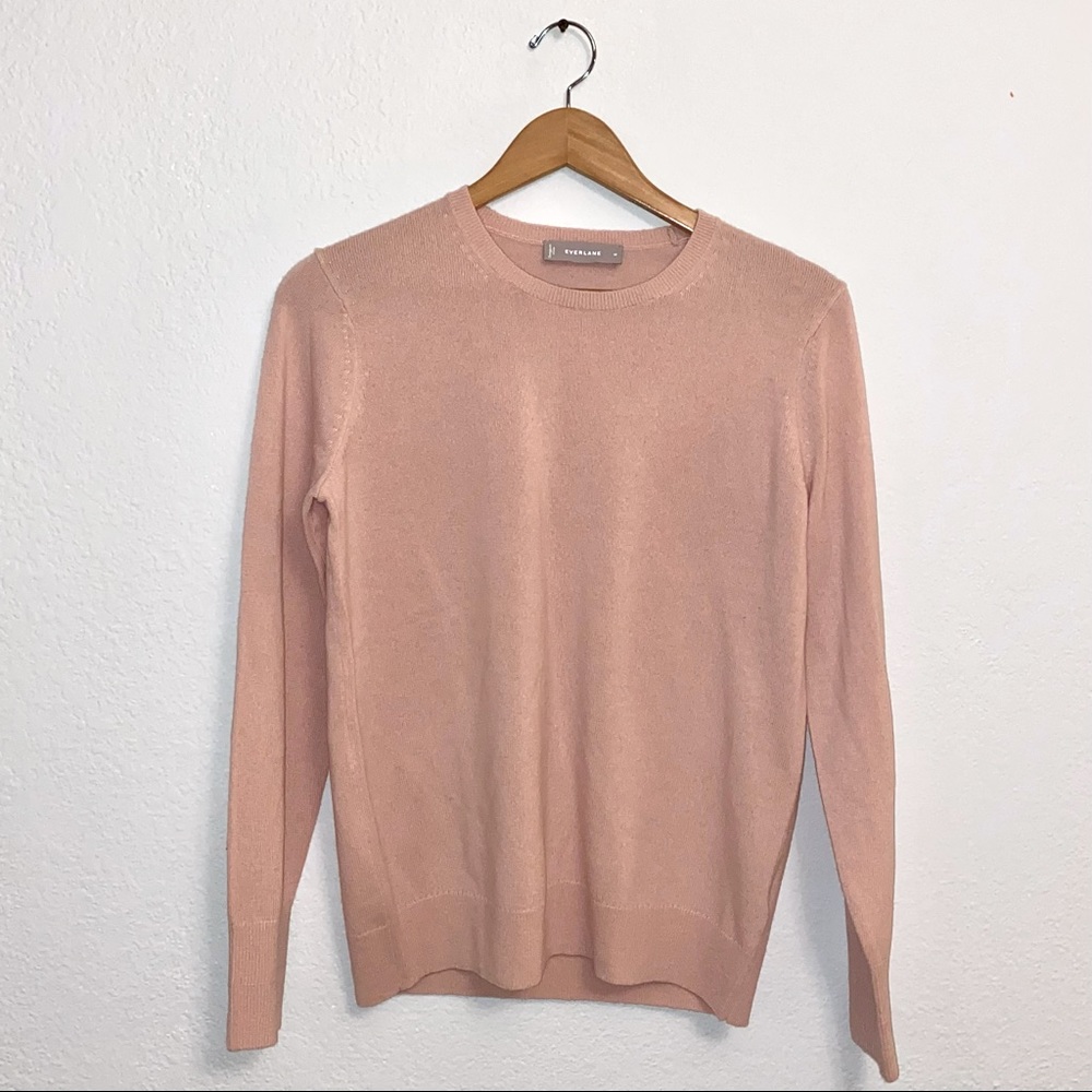 Everlane Pink Cashmere Sweater